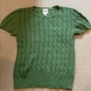 Kate Hill Green Knit Sweater